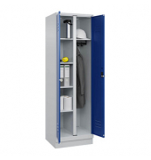 Spind Classic PLUS enzianblau, lichtgrau 080620-20 S10003, 1 Schließfach 60,0 x 50,0 x 195,0 cm